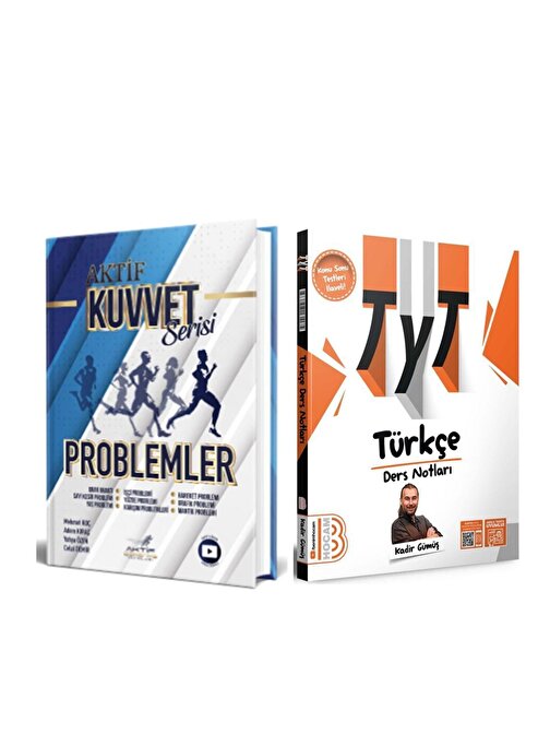 Akm Kitap Benim Hocam TYT Türkçe Video Ders Notları ve Aktif Ögrenme Problemler 2 Kitap Set