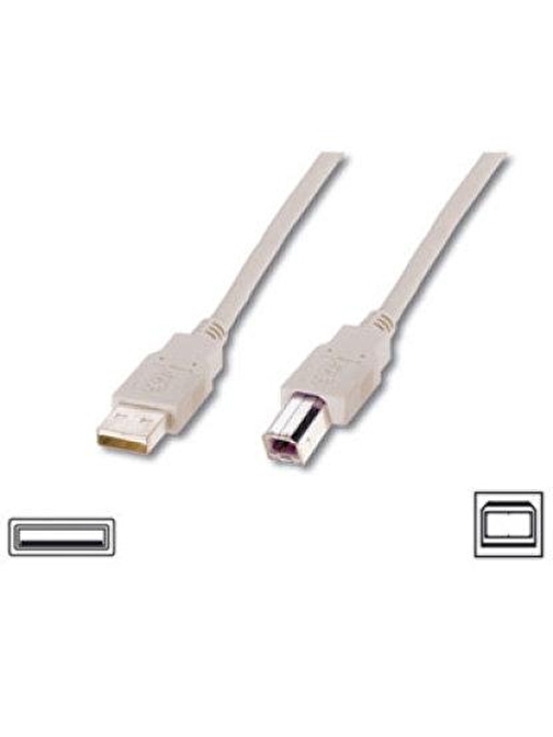 DIGITUS AK-300105-050-E 5m USB2,0 AE/BE KABLO,BEJ