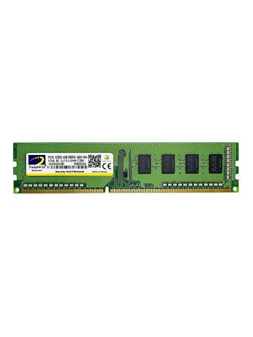 Twinmos MDD3L4GB1600D 4 GB CL16 DDR3 2x8 1600MHZ Ram