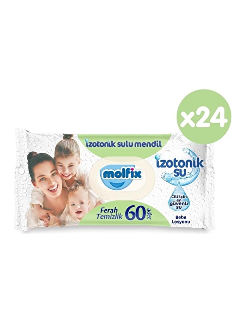 Izotonik Sulu Islak Mendil Ferah 60lı X 24 Adet (1440 Yaprak)