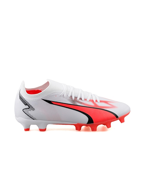 Puma Ultra Match Fg/Ag Erkek Çim Zemin Kramponu 10734701 Beyaz 40.5