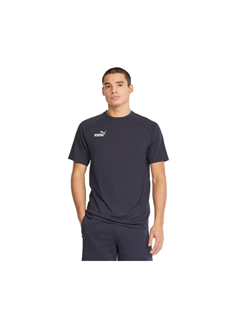 Puma Teamfinal Casuals Tee Erkek Futbol Tişörtü 65738506 Lacivert L