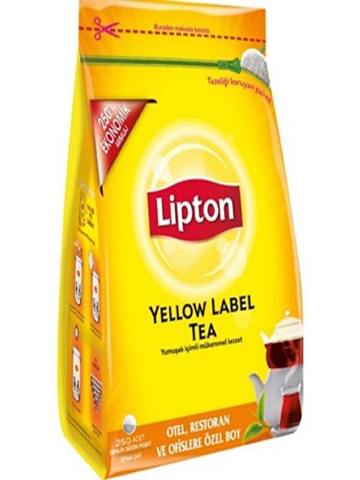 Lipton Yellow Label 250 li Demlik Süzen Poşet 4906