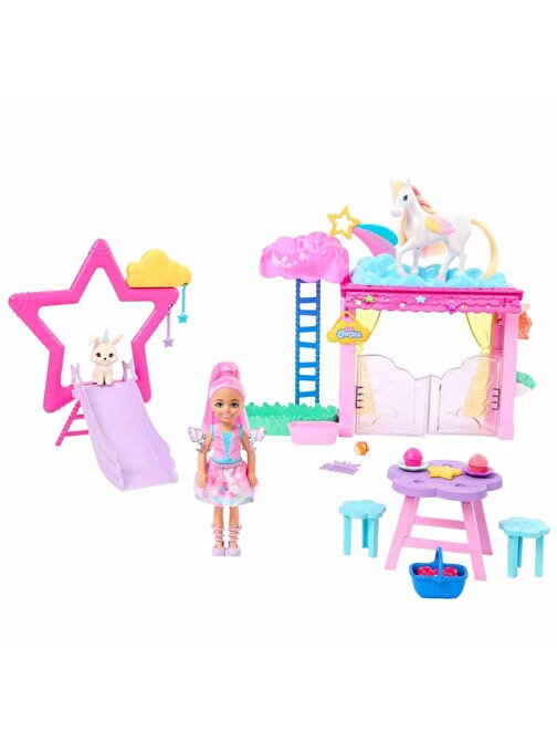 Barbie Barbie A Touch Of Magic Chelsea ve Pegasus Oyun Seti HNT67
