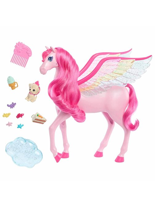 Barbie Barbie Sesli ve Işıklı Magic Pegasus ve Aksesuarları HLC40