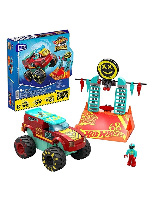 MEGA Hot Wheels Smash N Crash Demo Derby Extreme Çarpışma Seti HNG53