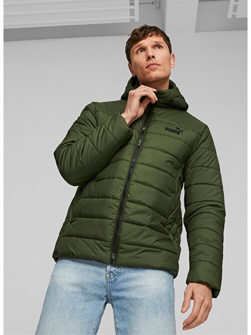 Puma Yeşil Erkek Dik Yaka  Mont 84893831 ESS Padded Jacket