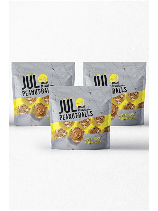 Jul Muzlu Granola Kaplı Yer Fıstığı Topları 3 x 90g