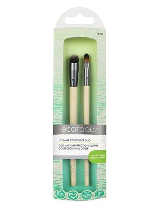 Ecotools Ultimate Concealer Fırçası 2'li