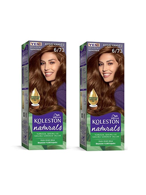 Naturals Saç Boyası Ayışığı Kahvesi 6/73 2x Paket