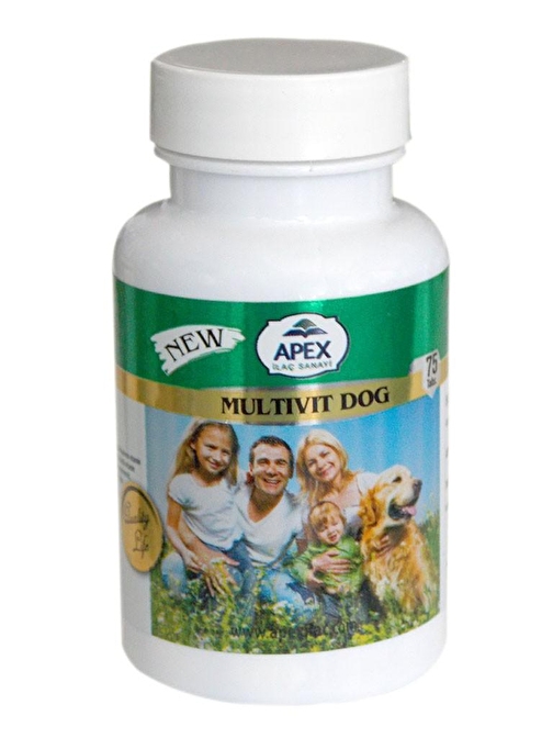 Multivit Dog - Amino Asit Tablet 75 Adet