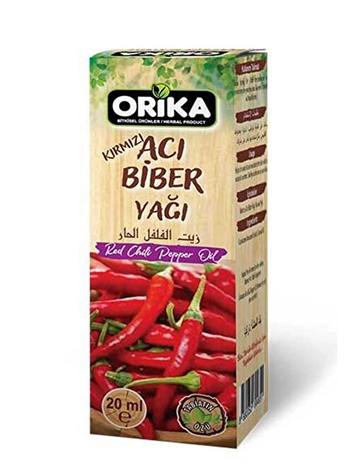 Nefertiya Kırmızı Acı Biber Yağı 20 Ml.