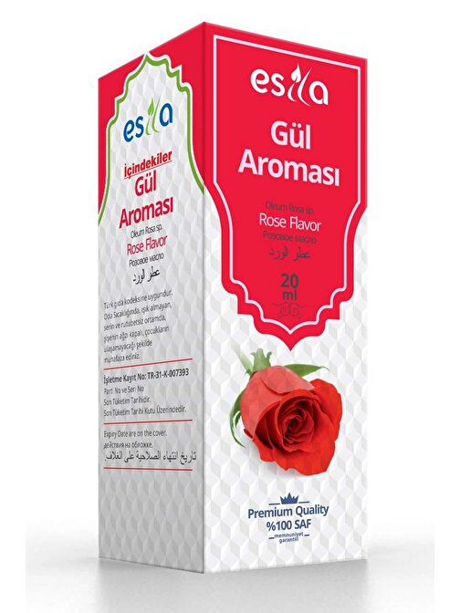 Nefertiya Gül Aroması 20 Ml.