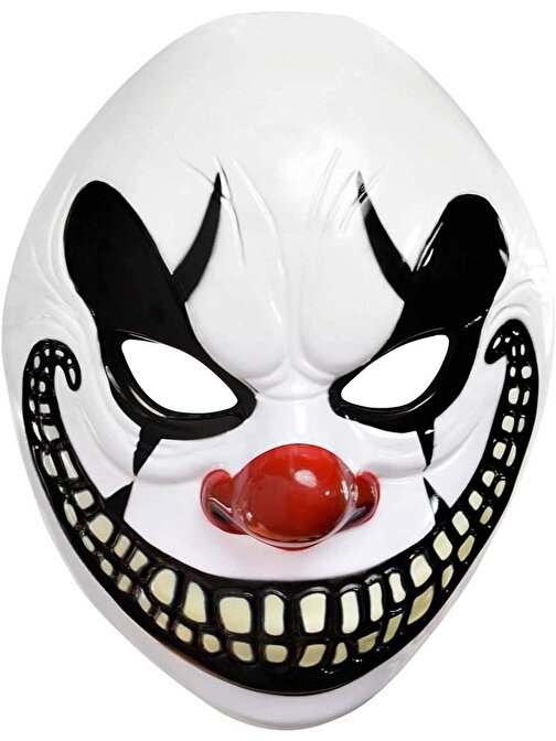 nefertiya Freak Show Joker Maske 26x16 cm