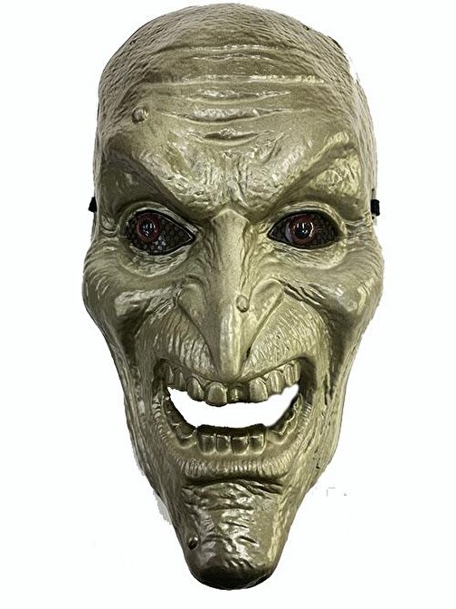 nefertiya Gerçekçi Görünüm Lüks İnsan Suratı Cadı Suratı Korku Maskesi 26X16 cm