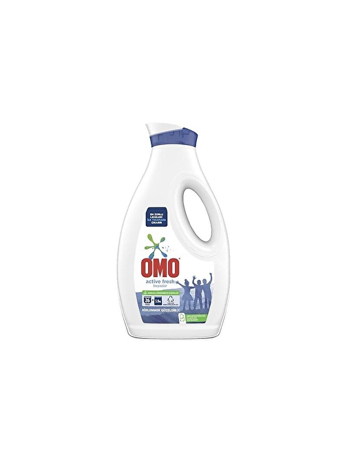 Omo Sıvı Çamaşır Deterjanı Active Fresh Beyaz 1.69 LT x 6 Adet