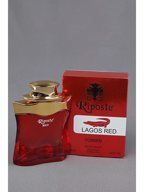 Riposte 24 Saat Etkili Erkek Parfüm - Lagoss Red - For Men 90 Ml