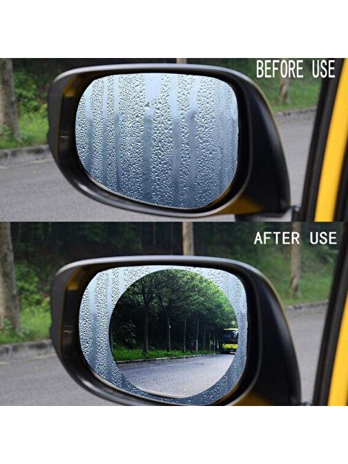 Baskaya Araç Ayna Yağmur Kaydırıcı Ve Cam Buğu Önleyici Film