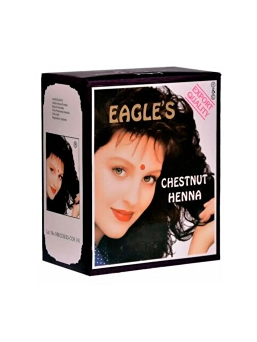 Eagle's Orijinal Hint Kınası Saç Boyası Kestane Rengi - Chestnut Henna