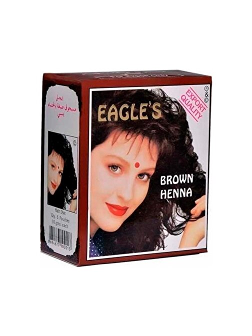 Eagle's Orijinal Hint Kınası Saç Boyası Kahverengi - Brown Henna
