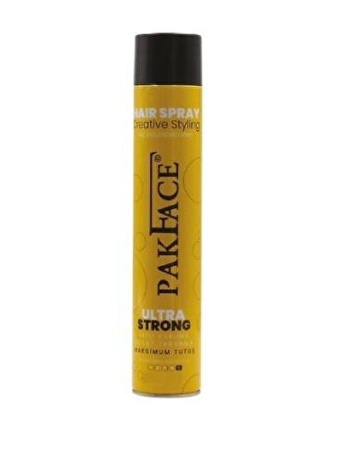 Pakface Ultra Strong Saç Spreyi 400 ml x 4 Adet
