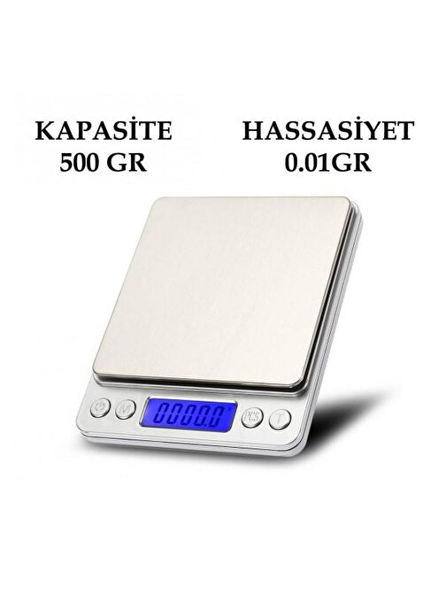 Baskaya I-2000 Dijital Hassas Mutfak Tartısı 0.01 gr - 500 gr