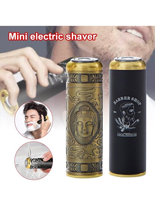 Baskaya Mini Sakal Tıraş Makinesi Taşınabilir Elektrikli Tıraş