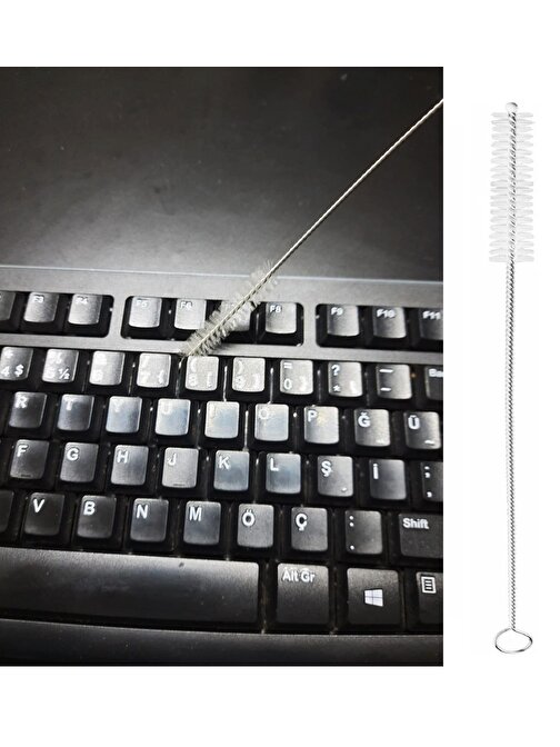 3 Lü Pratik Fırça Esnek Bükülebilir Klavye Mouse Arası Temizlik Fırçası