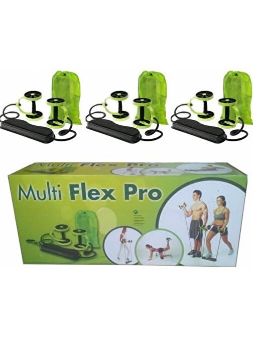 Baskaya Multiflex Pro Kopmayan Lastikli Spor Aleti Karın Kası Ve Şınav Aleti