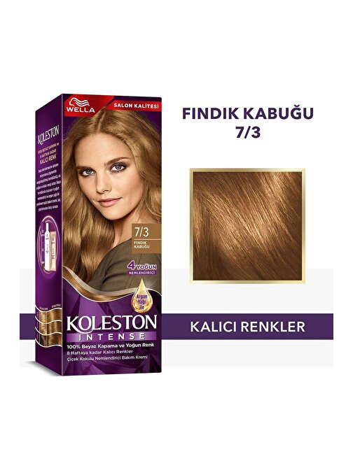 Koleston Intense Saç Boyası 7/3 Fındık Kabuğu - Salon Kalitesi