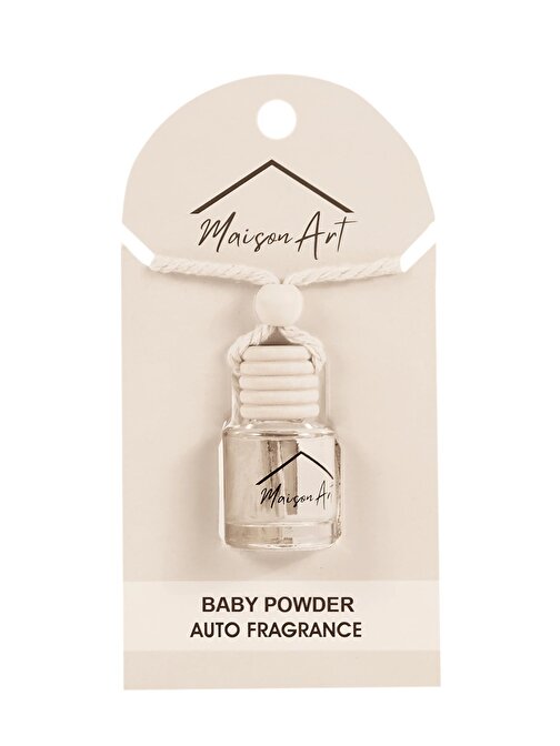 Maison Art Araç Kokusu | Baby Powder 8Ml Oto Parfümü | Kalıcı Araç İçi Kokusu