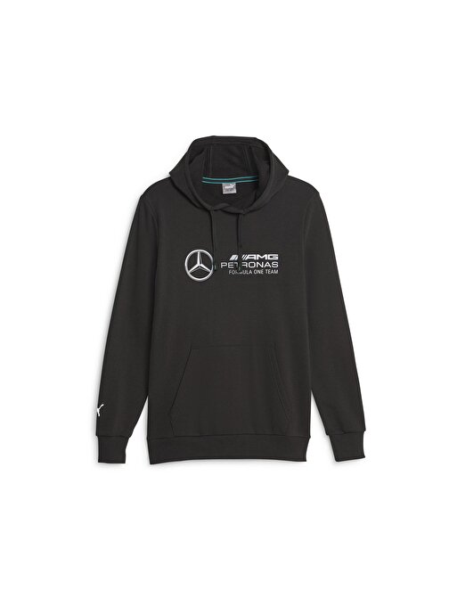 Puma Mercedes Logo Hoodie Erkek Günlük Sweatshirts 62115801 Siyah M