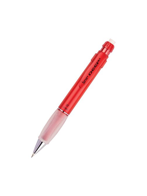 Serve Deep Mekanik Uçlu Kalem 0.7 mm Metalik Lav Kırmızı