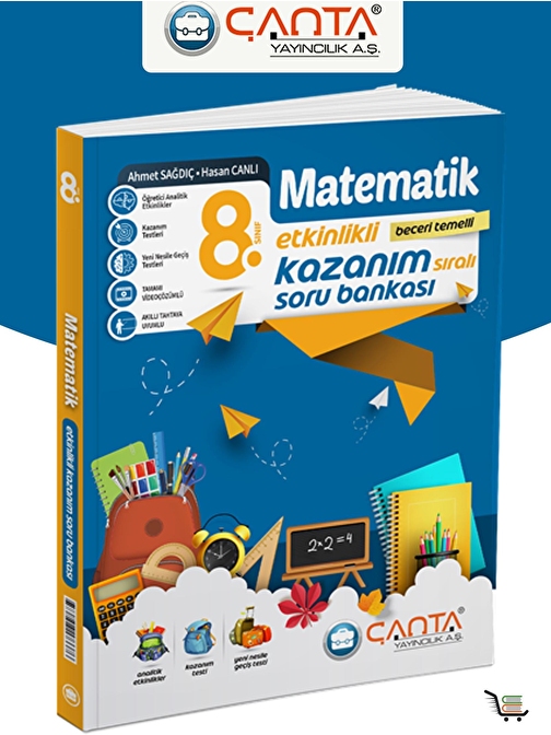 Çanta 8.Sınıf Etkinlikli Matematik Soru Bankası 2023