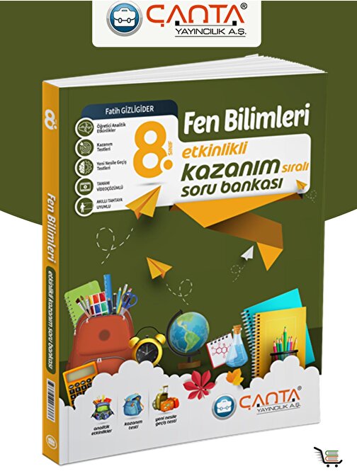 Çanta 8.Sınıf Etkinlikli Fen Bilimleri Soru Bankası 2023