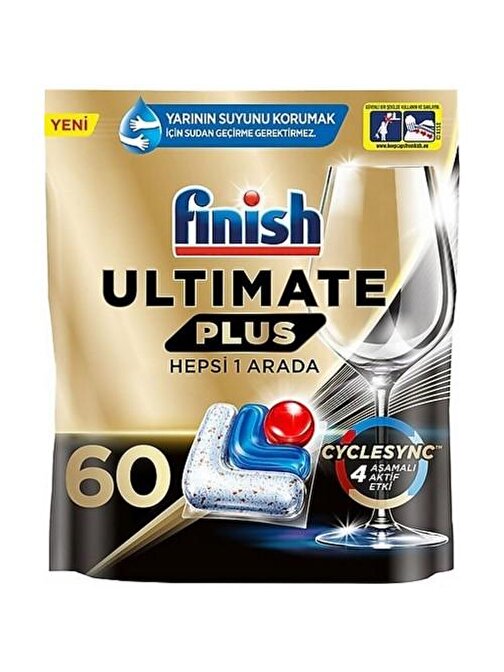 Finish Ultimate Plus Bulaşık Makinesi Deterjanı Tableti 60'lı