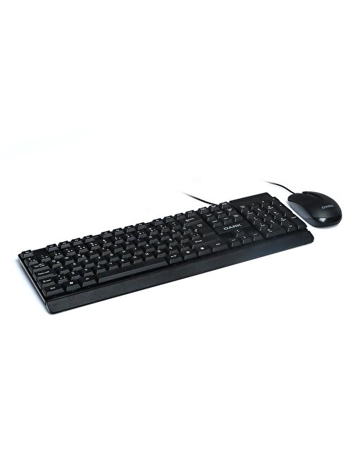 Dark DK-AC-KM1060 Türkçe Q Kablolu Yüksek Tuşlu Klavye Optik Mouse Seti