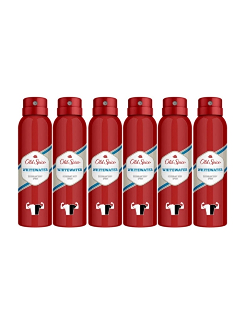 Whitewater Deodorant 150 ml x 6 Adet