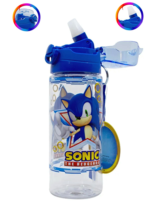 Sonic Lisanslı Şeffaf Matara 500 ml