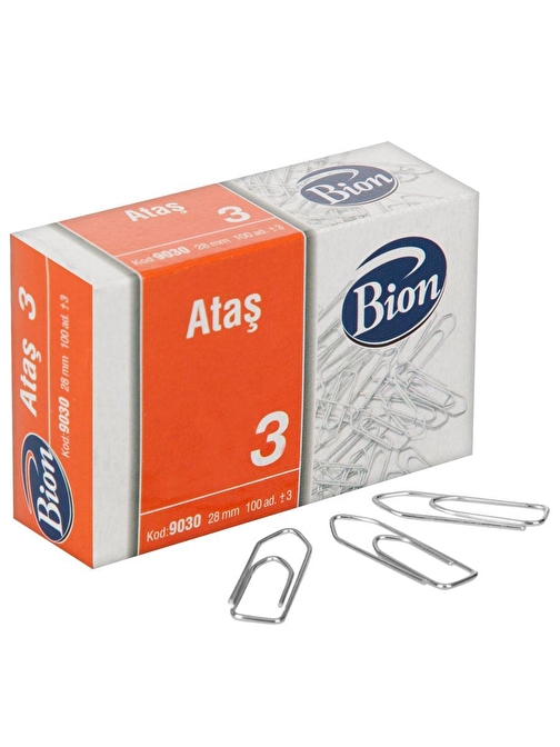 Mas 9030 Bion Ataş 28 mm No:3 100'lü Paket