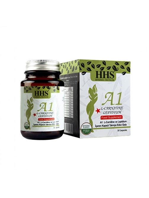 HHS A+1 L-Carnitine Lepidium Bitkisel 30 Kapsül A1 L-Karnitin