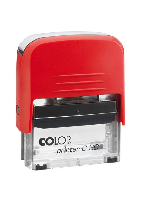 Sırdaş Colop Printer C30 Kırmızı Kasa Standart Plastik Kaşe 18 X 47 Mm Kırmızı