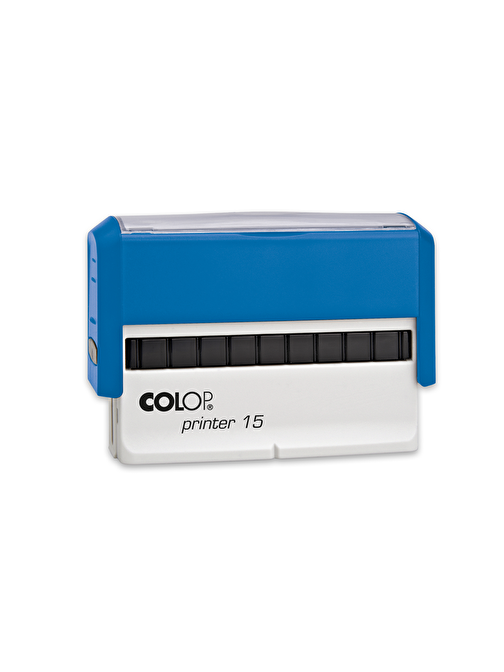 Sırdaş Colop Printer Mavi Kasa Standart Plastik Kaşe 15 10 X 69 Mm Mavi