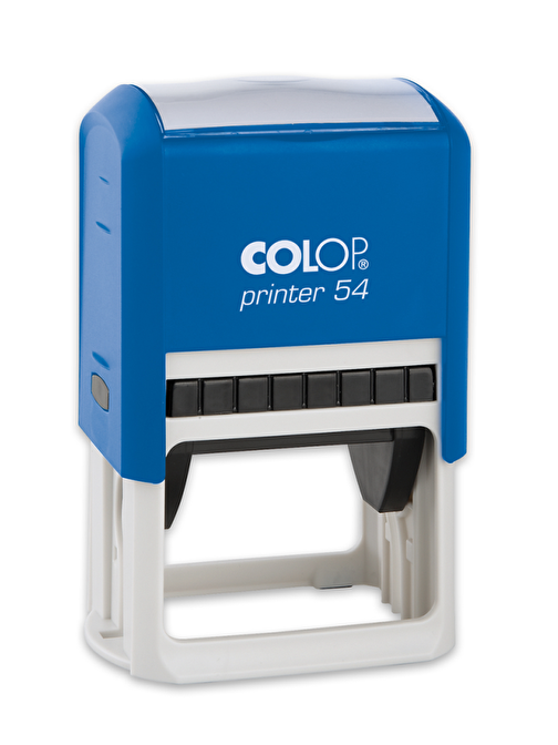 Sırdaş Colop Printer 54 Mavi Kasa Standart Plastik Kaşe 40 X 50 Mm Siyah