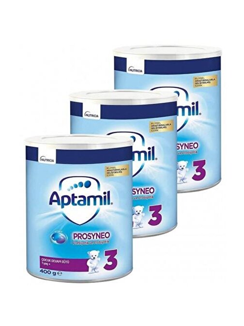 Aptamil 3 Pro Syneo Çocuk Devam Sütü 3x400 gr 1+ Yaş