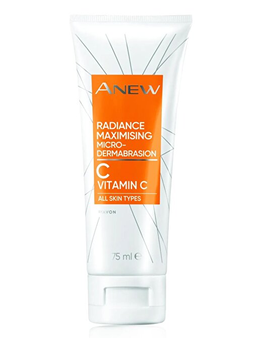Avon Anew Yüz İçin Aydınlık Görünüm Veren C Vitamini İçeren Arındırıcı Scrub 75 Ml.