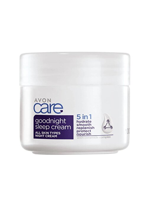 Avon Care Yoğun Nemlendirme Sağlayan 5’İ 1 Arada Gece Kremi 100 ml