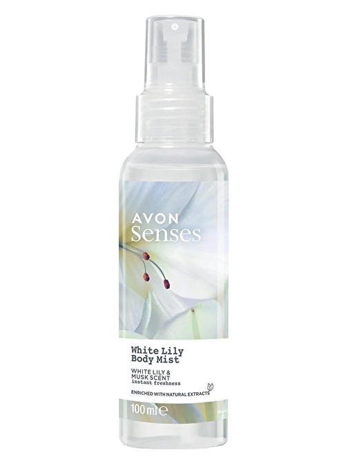 Avon Senses White Lily Beyaz Zambak Kokulu Vücut Spreyi 100 ml