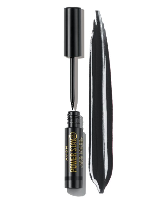 Avon Power Stay Uzun Süre Kalıcı Likit Eyeliner Blackest Black