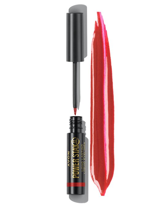 Avon Power Stay Uzun Süre Kalıcı Likit Eyeliner Cherry Red